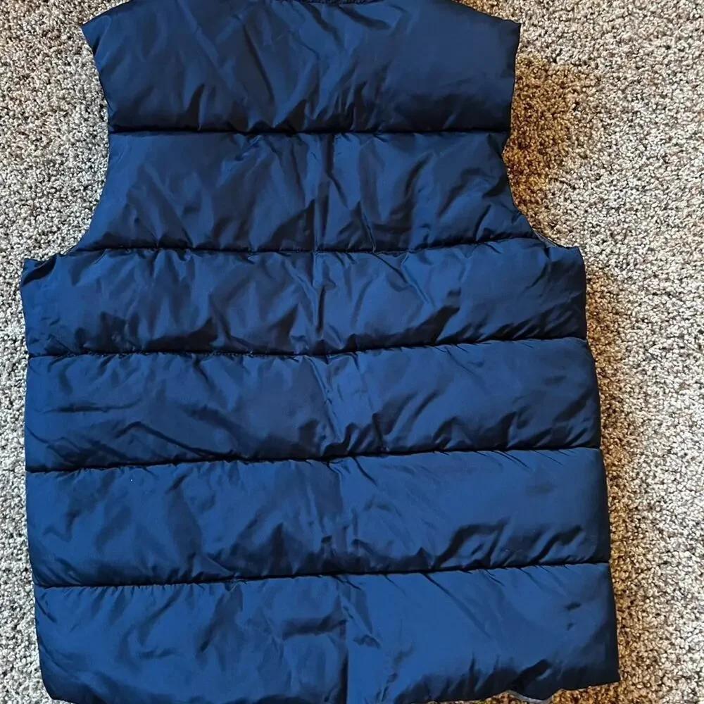 Gap kids XL vest, navy full zipper